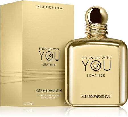 Emporio Armani Stronger With You Leather Eau de Parfum pentru bărbați 100 ml