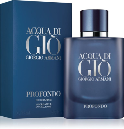 Giorgio Armani Acqua di Gio Profondo Eau de Parfum pentru bărbați 75 ml